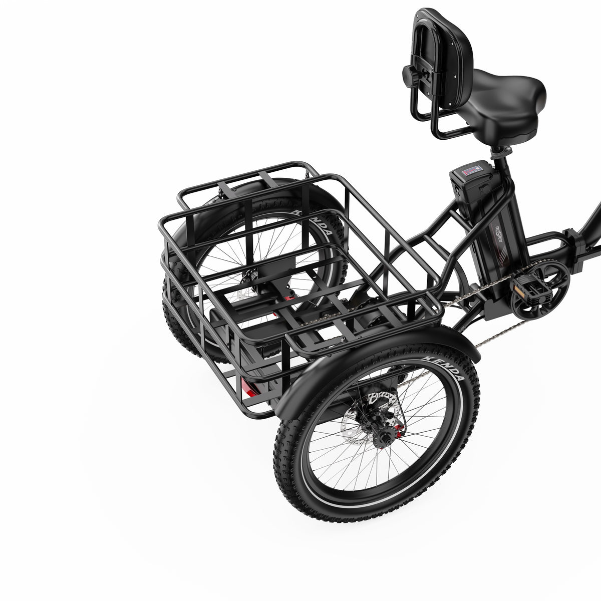ONESPORT OT30 PRO 20" 3-Wheel Folding E-Trike 500W Motor 48V 18Ah Battery