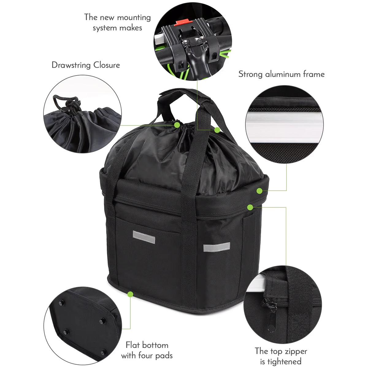 ONESPORT Bicycle Front Basket