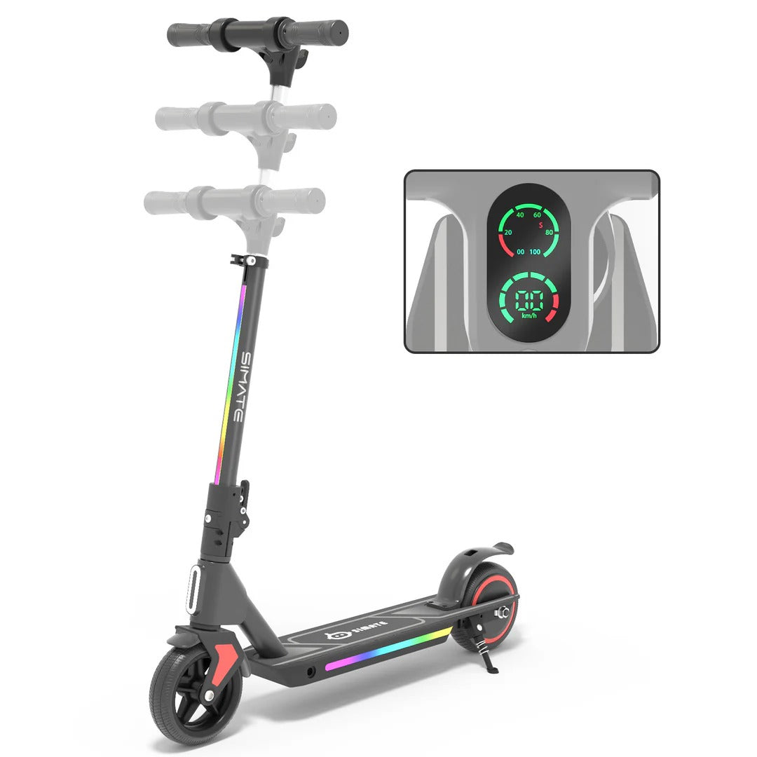 SIMATE S2 Pro 6.5" Kid's Foldable Electric Scooter 130W Motor 21.6V 2.5Ah Battery