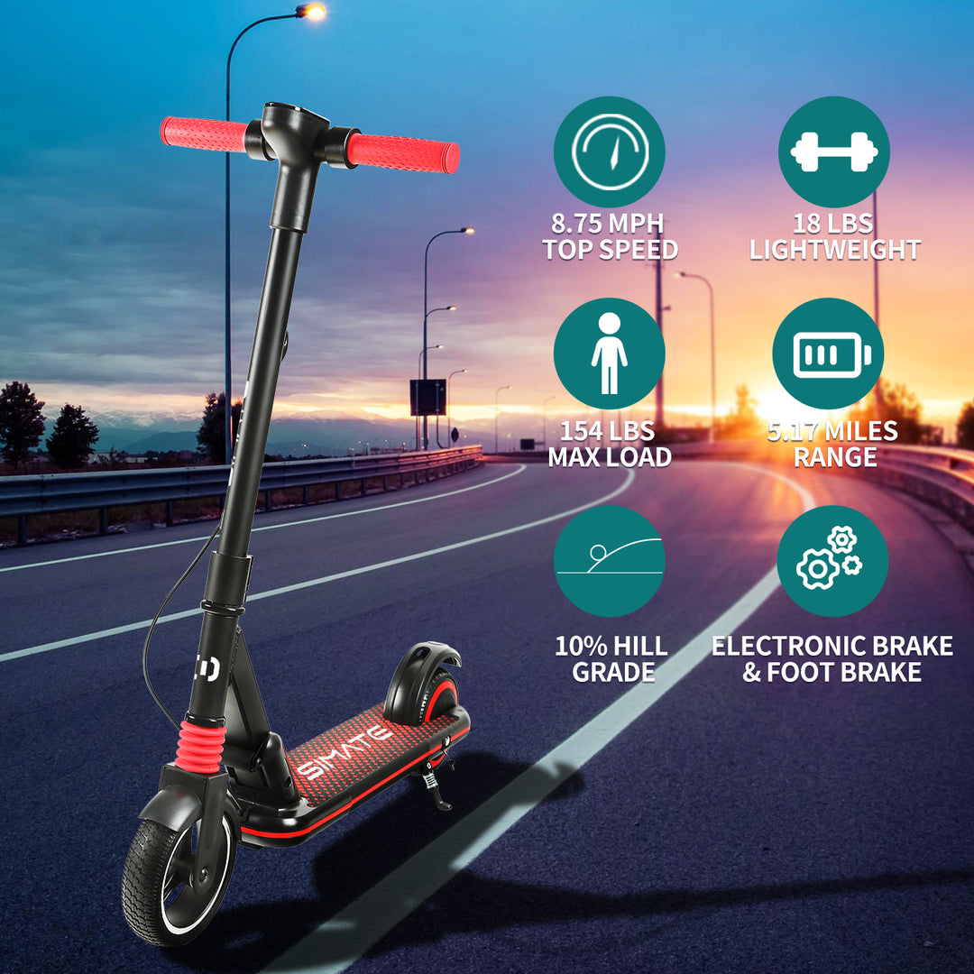 SIMATE S3 Kid&s Foldable Electric Scooter Combo