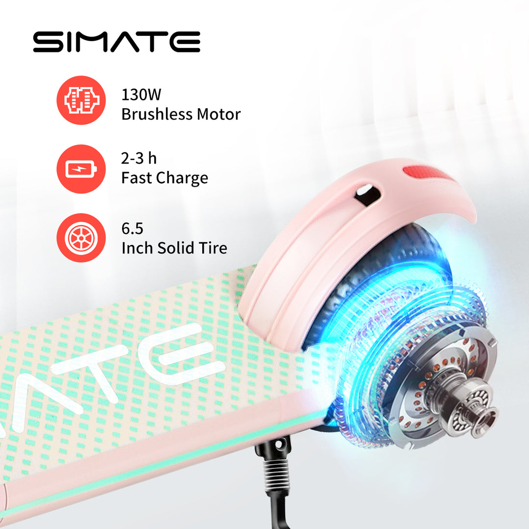 SIMATE S3 Kid&s Foldable Electric Scooter Combo