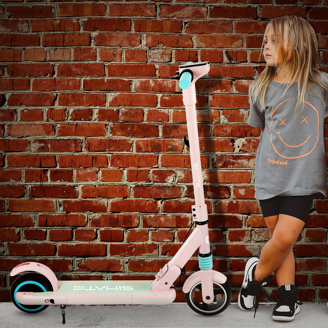 SIMATE S3 Kid&s Foldable Electric Scooter Combo