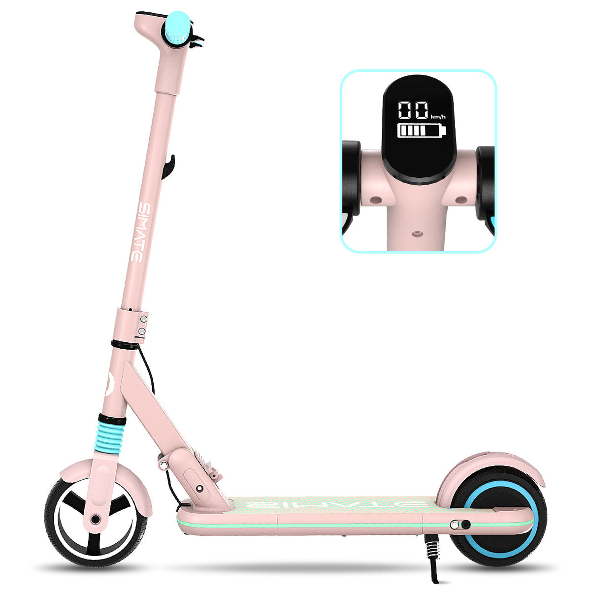 SIMATE S3 Kid&s Foldable Electric Scooter Combo