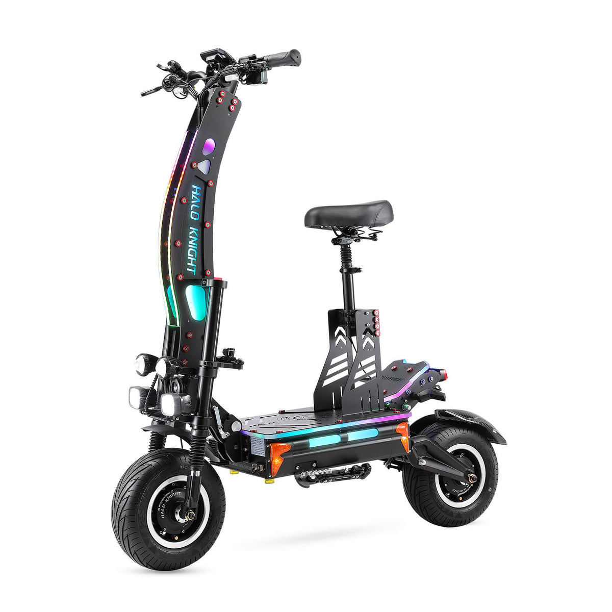 HALO KNIGHT T107 Max 14" Off-Road Foldable Electric Scooter 2*4000W Motors 72V 50Ah Battery