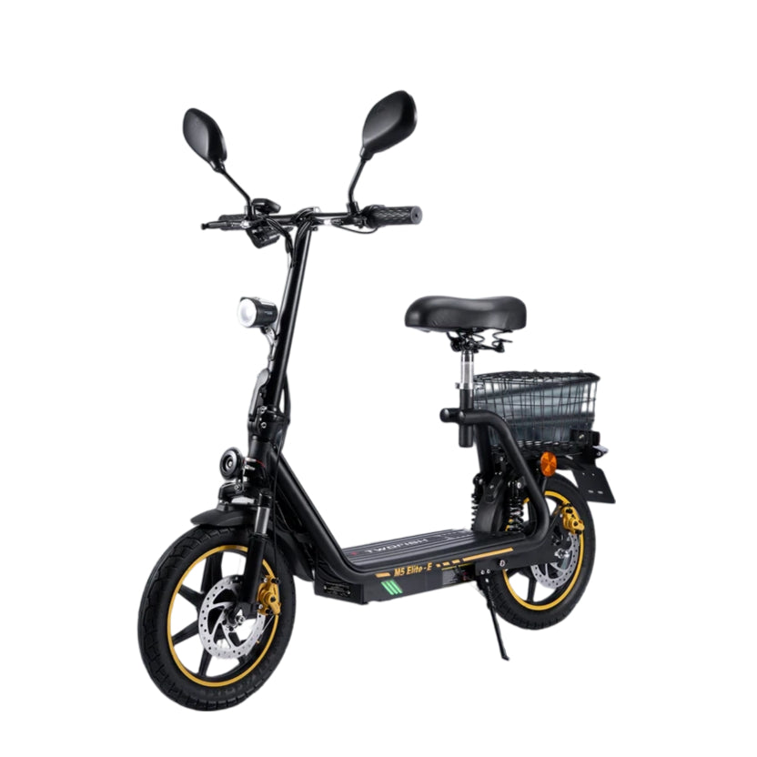 TWOFISH M5 Elite-E 14" Seated E-Scooter 500W Motor 48V 13Ah Battery