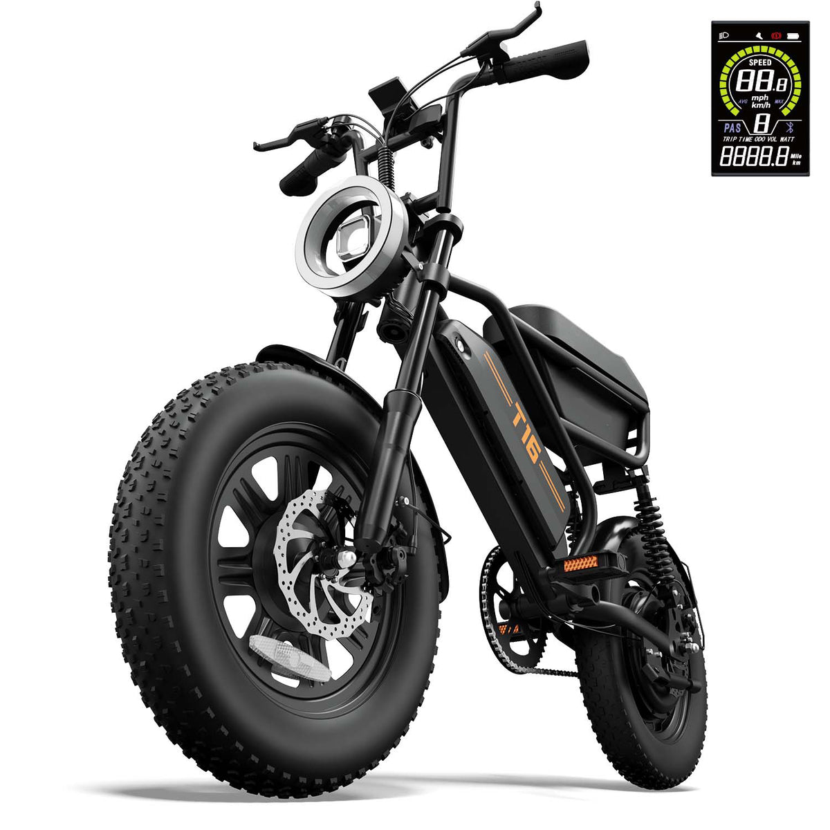 URLIFE T16 16" Off-Road E-Bike 250W Motor 48V 13Ah Battery