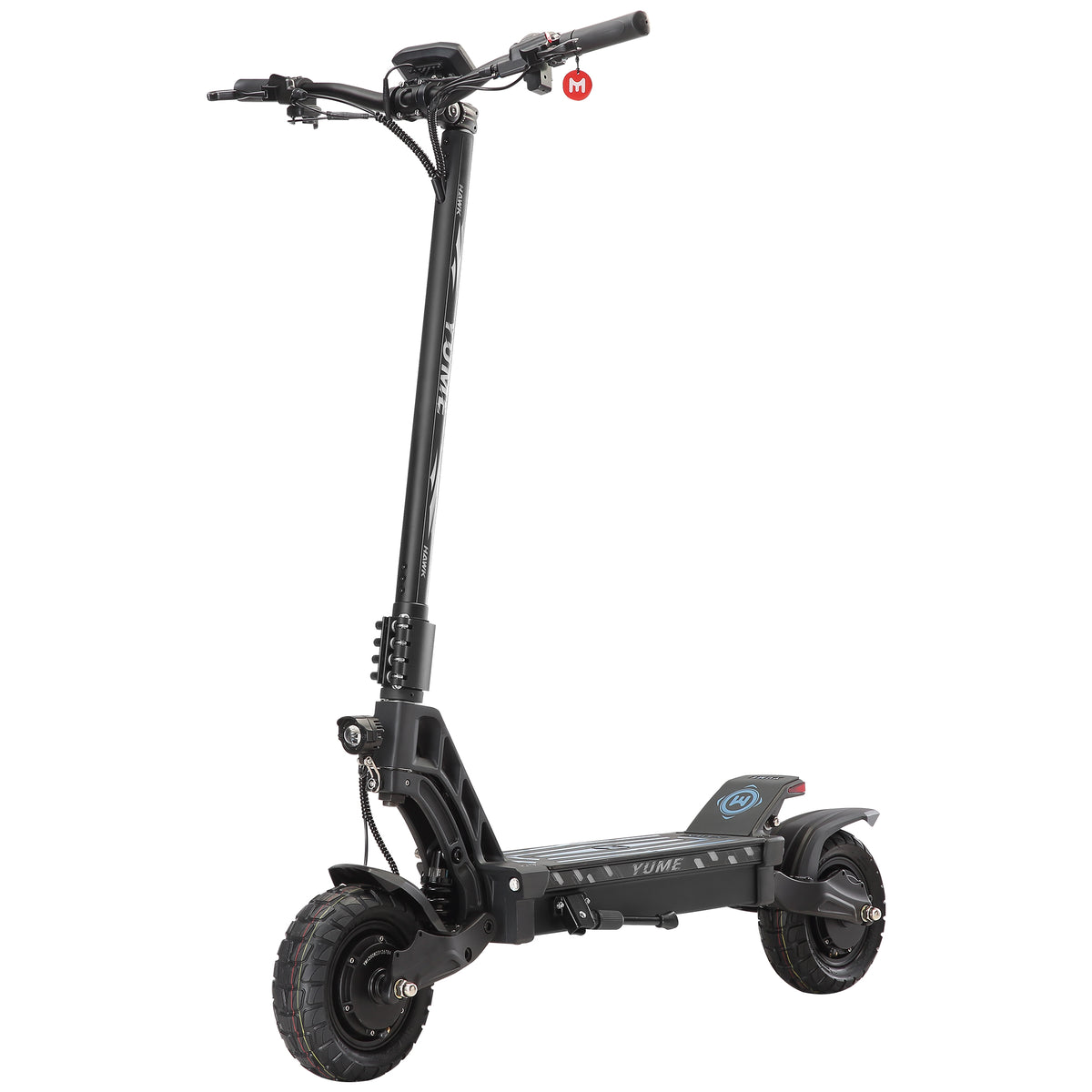 YUME Hawk 10" All-Terrain Electric Scooter 1200W*2 Dual Motors 60V 22.5Ah Battery