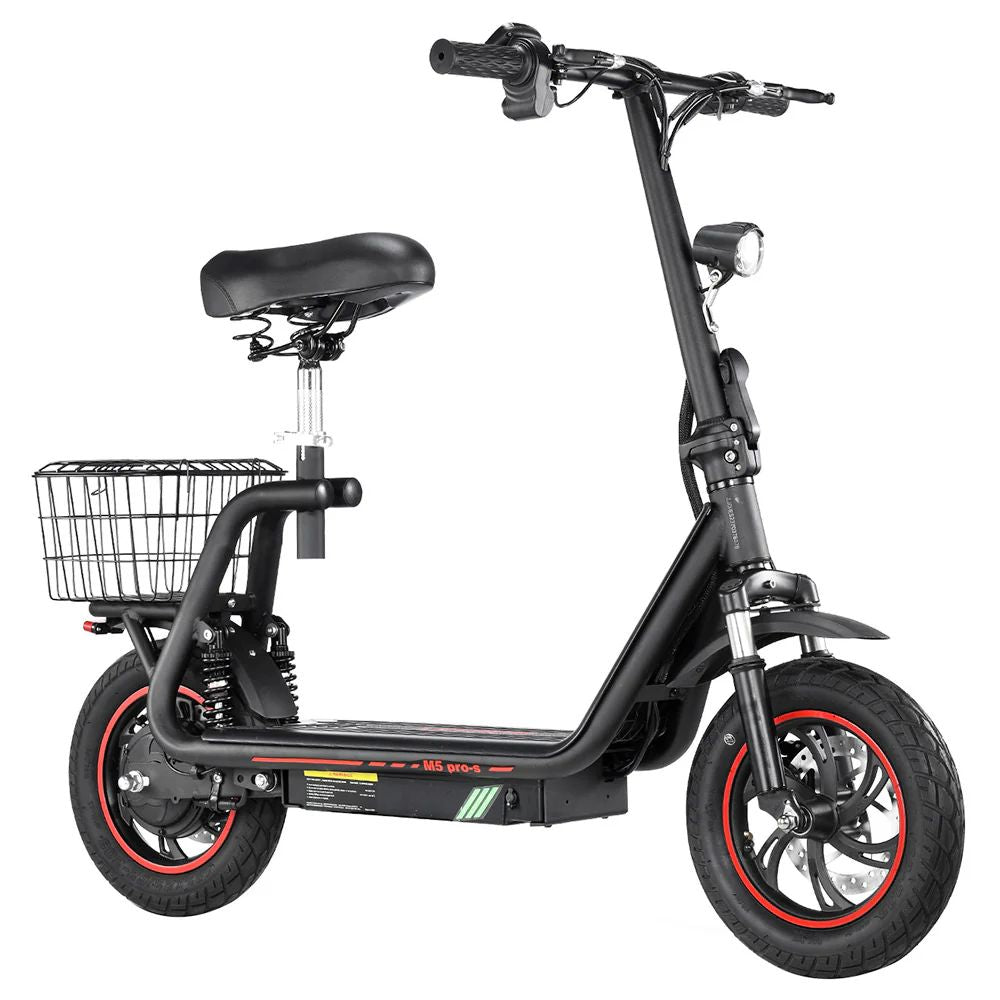 BOGIST M5 Pro-S 12" Seated E-Scooter 500W Motor 48V 13Ah Battery With Seat