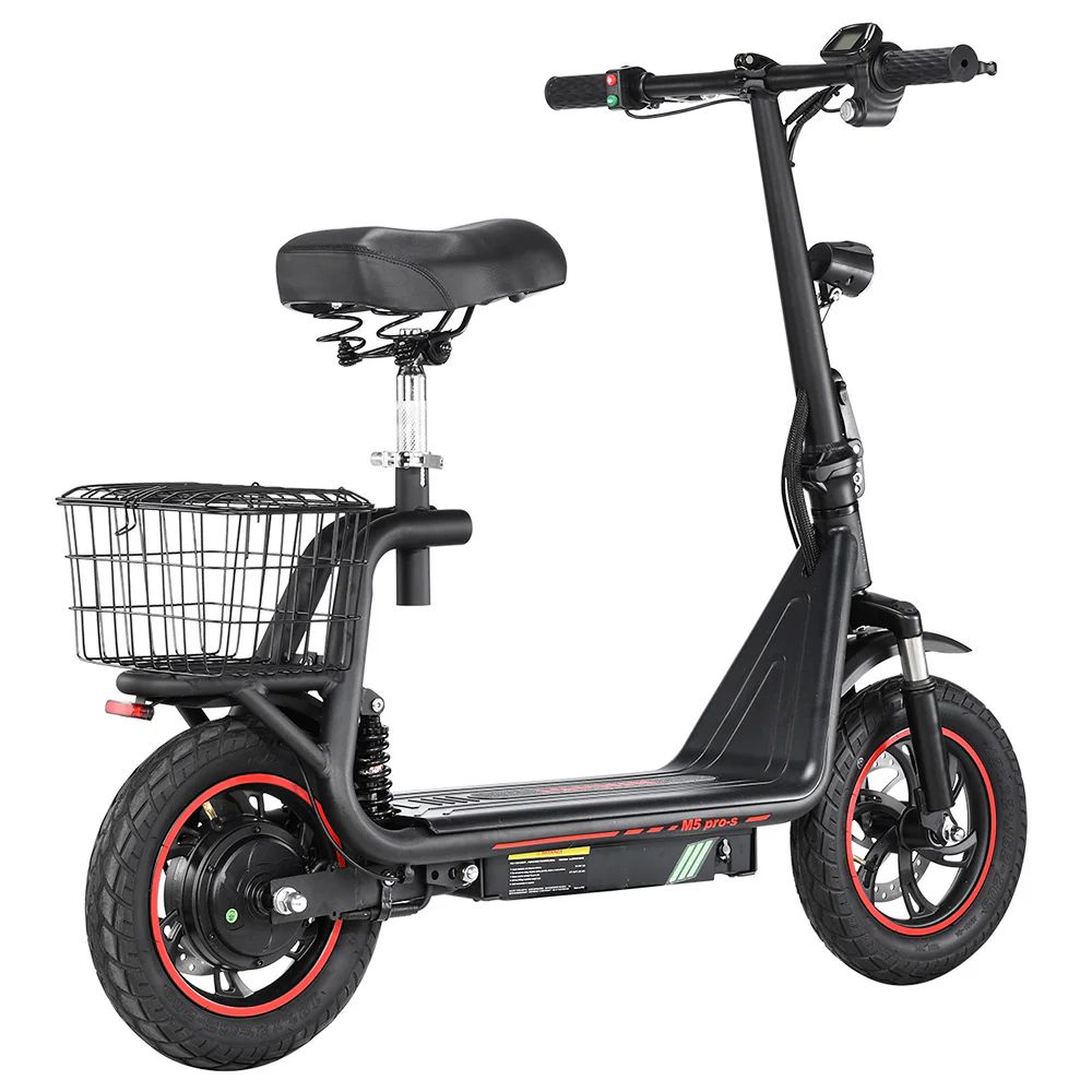 BOGIST M5 Pro-S 12" Seated E-Scooter 500W Motor 48V 13Ah Battery With Seat