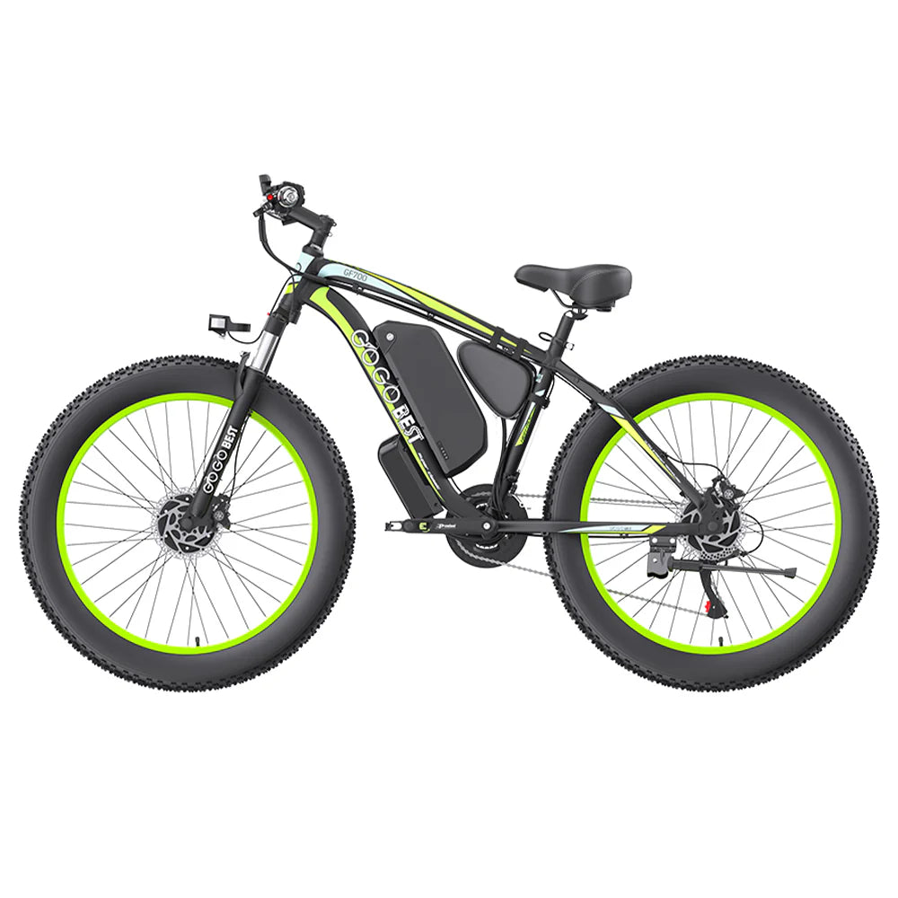 GOGOBEST GF700 26*4'' Fat Tire Mountain Bike Elettrica Motore 500W Batteria 48V 17.5Ah