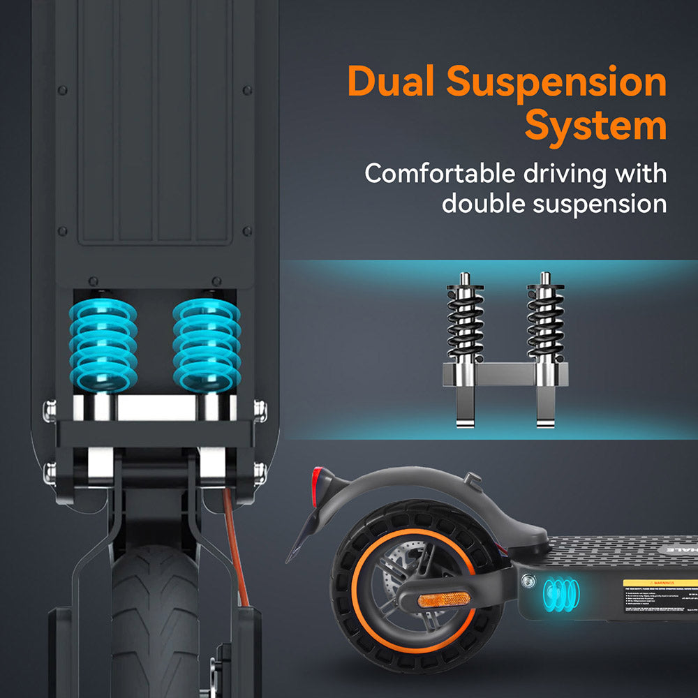 HONEYWHALE E9 Pro Max 10" Foldable Electric Scooter 500W Motor 36V 10Ah Battery (ABE)