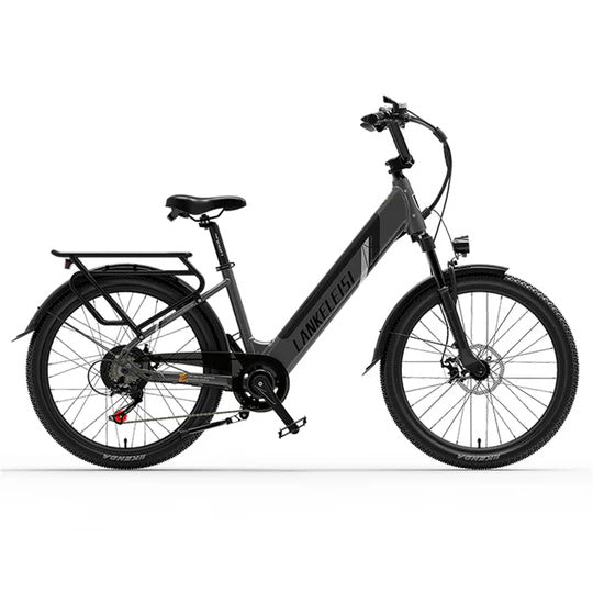 LANKELEISI ES500 Pro 24" Electric City Bike 500W Motor 48V 14.5Ah Battery