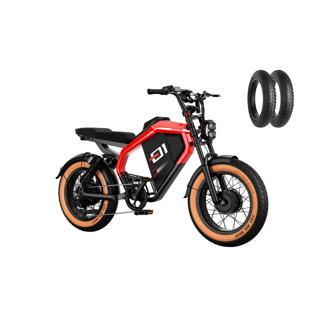 LUCKEEP M5 Ultra 20" Off Road Electric Bike 2*1000W Dual Motors 52V 40Ah Battery(US Version)