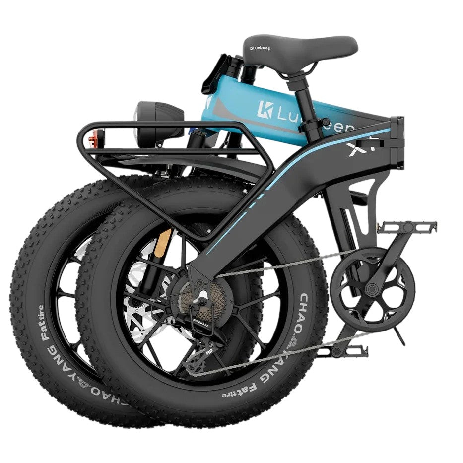 LUCKEEP X1 20" Folding Electric Bike 1000W(1500W Peak) Motor 48V 15Ah Battery