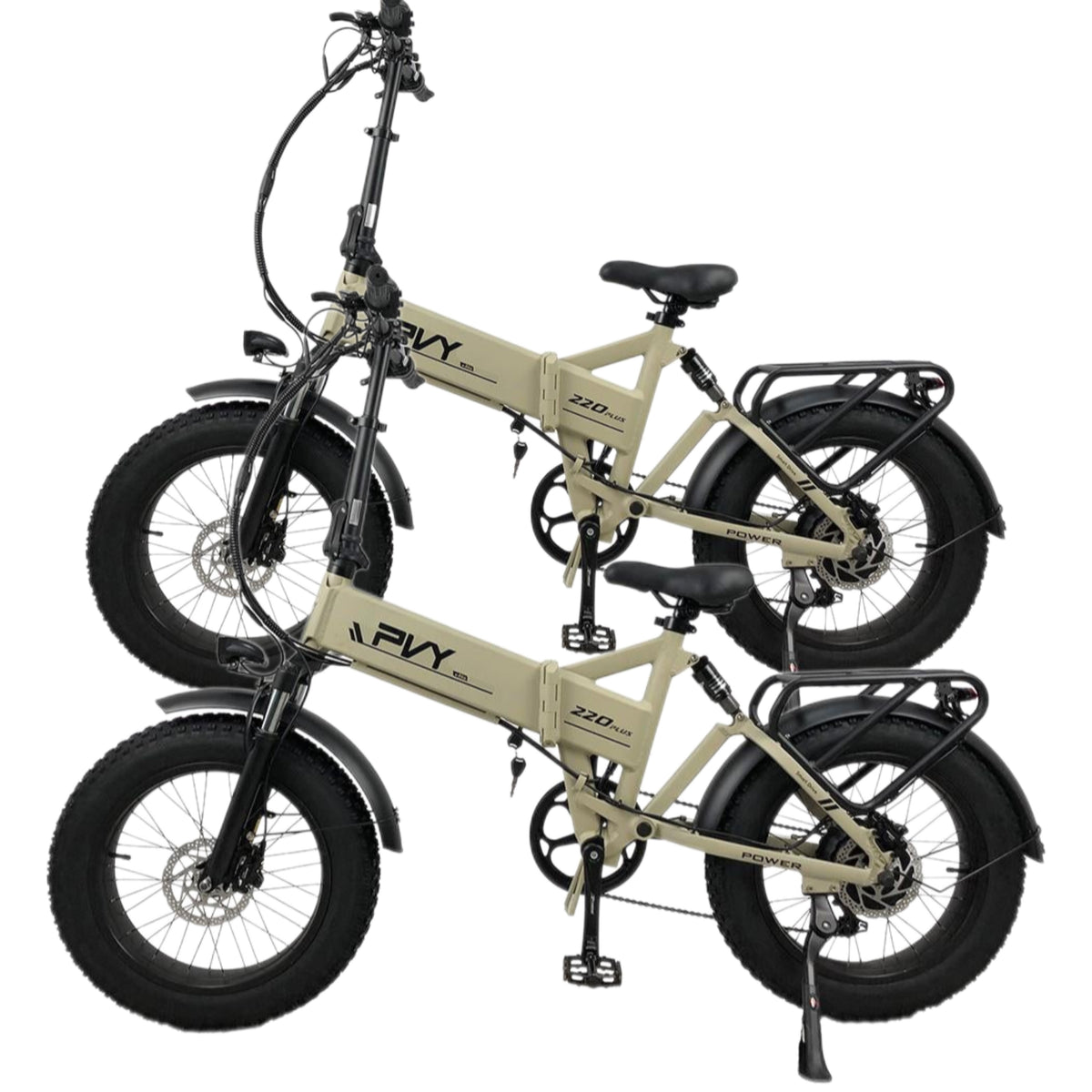 PVY Z20 Plus Fat Tire Electric Folding Bike 1000W Motor Combo