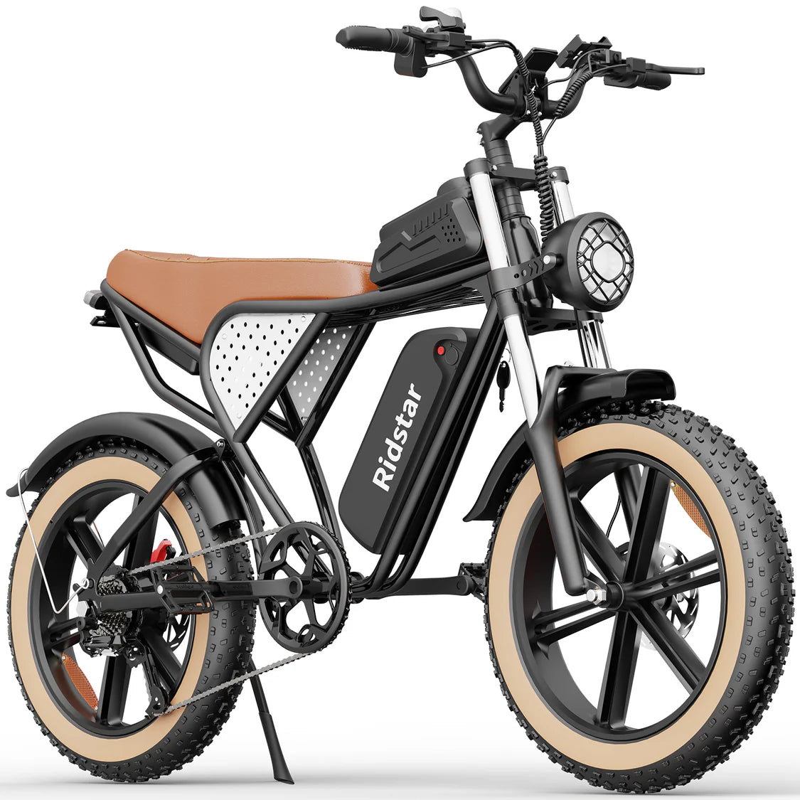 RIDSTAR Q20 20" Fat Tires Electric Bikes 1500W Motor 48V 20Ah Battery