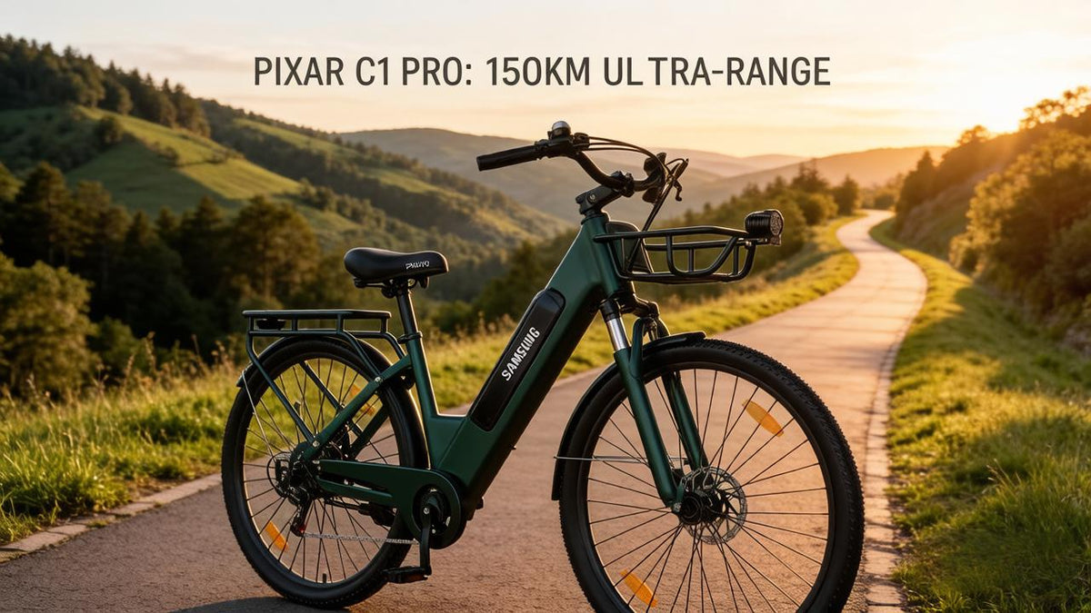PIXAR C1 PRO Review: The 150km Ultra-Range City Trekking E-Bike