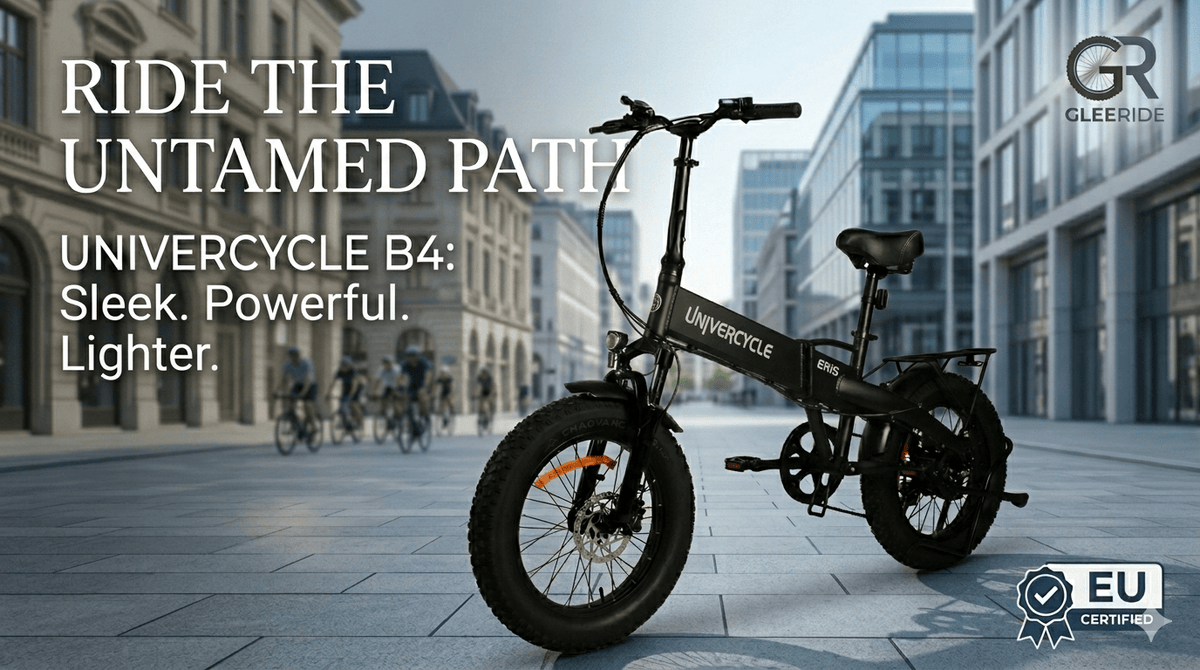 UNIVERCYCLE B4 Electric Bike: The Stylish Green & Black All-Terrain Explorer