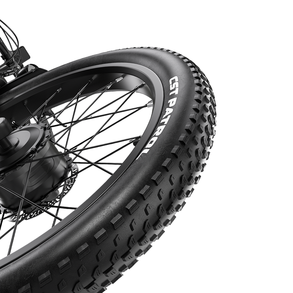 SHENGMILO S700 Pro 26" Step-Thru Fat Tire Electric City Bike 1000W*2 Dual Motor 48V 25Ah Battery
