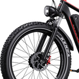 DUOTTS S26 26" Electric Mountain Bike 750W*2 Motors 48V 20Ah Battery