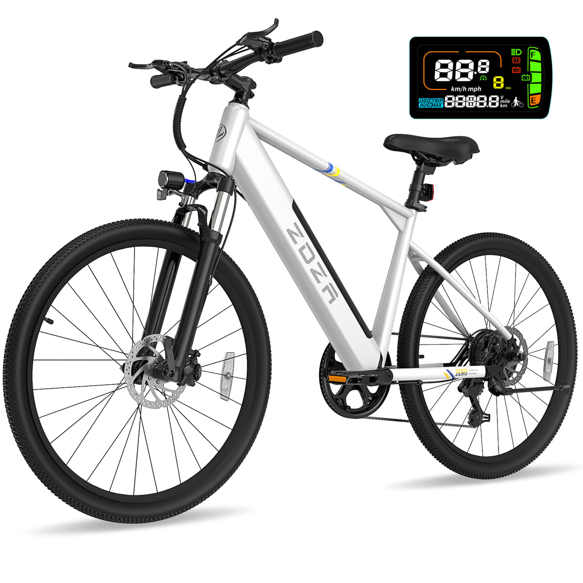 ZDZA ZA04 26" Mountain Electric Bike 1000W Peak Motor 36V 10.4Ah Battery