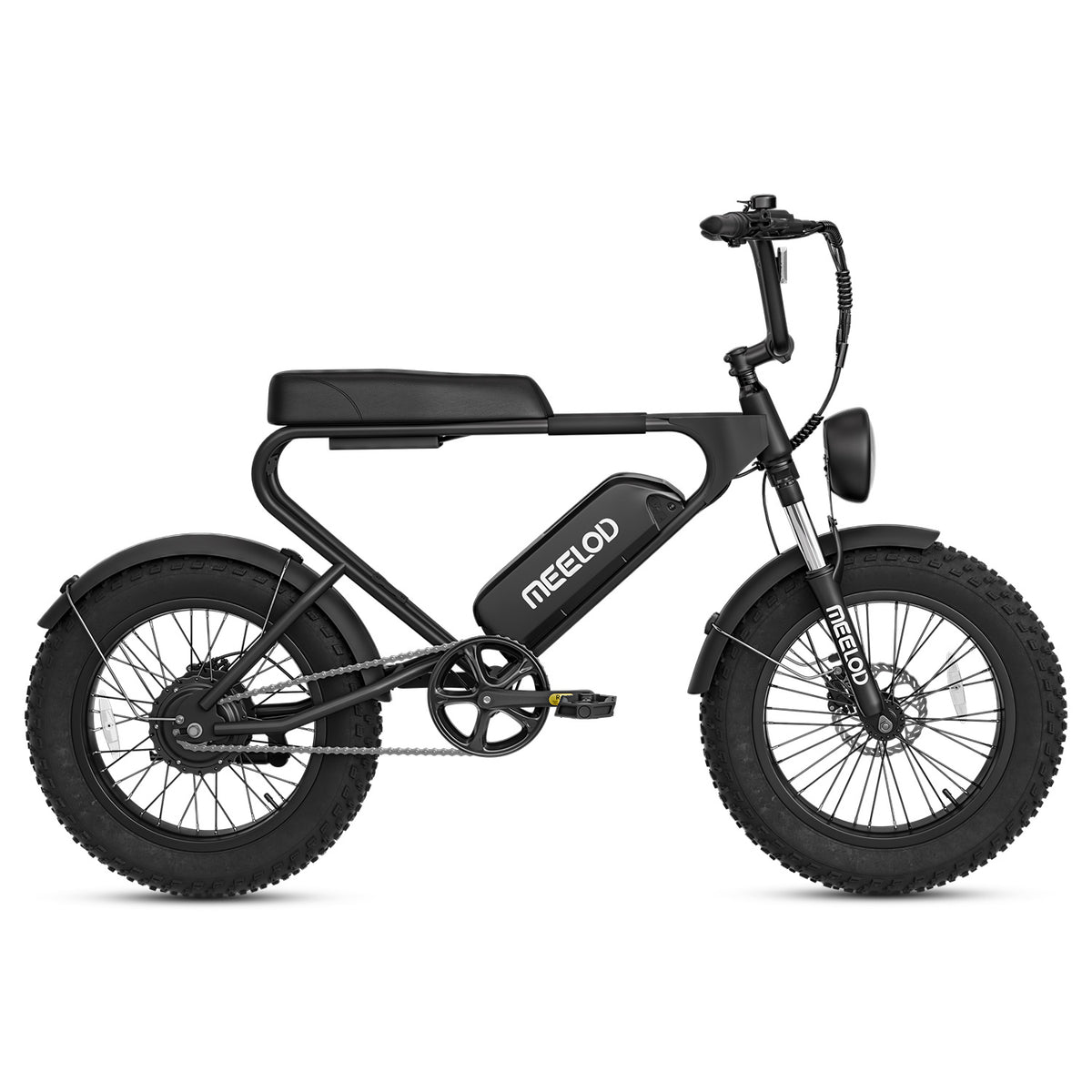 MEELOD DK200SE 20" Retro Moped Style Electric Bike 750W Motor 48V 13Ah Battery (US Version)