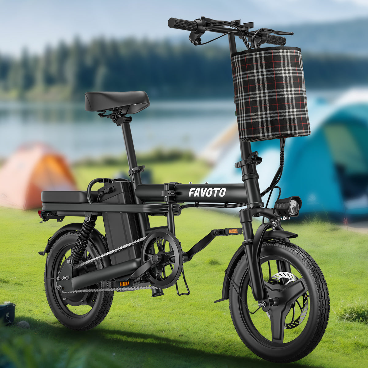MEELOD Z9-3 14" Mini Folding Electric Bike 750W Peak Motor 48V 20.8Ah Battery