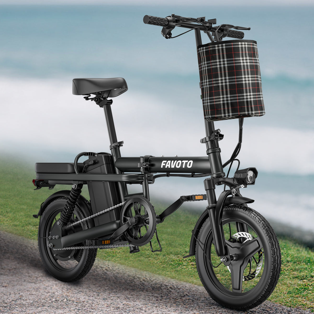 MEELOD Z9-3 14" Mini Folding Electric Bike 750W Peak Motor 48V 20.8Ah Battery