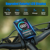 ZADA LB09 26"  750w （1500 Peak  ）Motor Fat Tire Step-through Full Suspension Mountain Electric Bike 48V 18Ah Battery