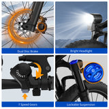 ZDZA ZA04 26" Mountain Electric Bike 1000W Peak Motor 36V 10.4Ah Battery