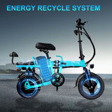 GLEERIDE A9 14" Mini Folding Electric Bike 750W Peak Motor 48V 15Ah Battery