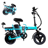 GLEERIDE A9 14" Mini Folding Electric Bike 750W Peak Motor 48V 15Ah Battery
