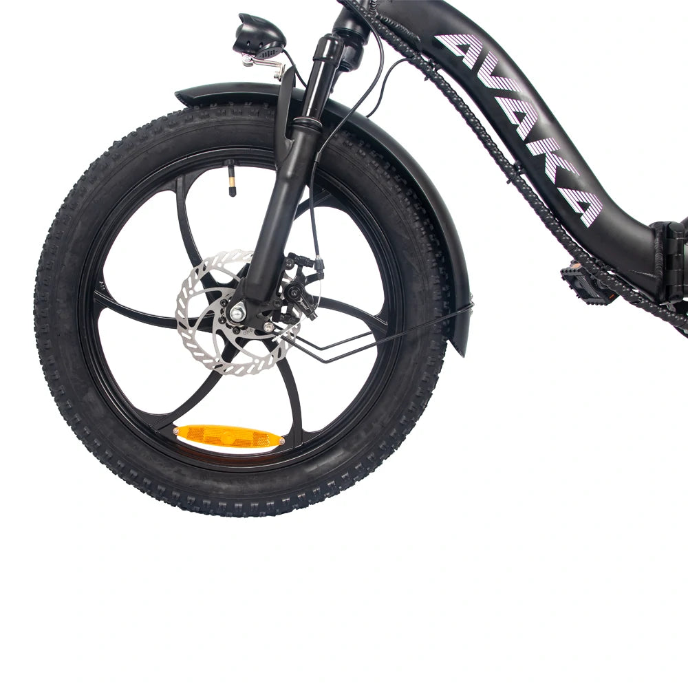 AVAKA BZ20 PLUS 20" Step-Thru Folding Electric City Bike 500W Motor 48V 18.2Ah Battery