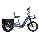 ASOMTOM WHALE 3.0 24" High-Capacity Durable Electric Trike 500W Motor 48V 20Ah Battery