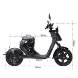 BEZIOR XIAONIU B 20" Off-Road Electric Bike 1500W Motor 48V 20Ah Battery