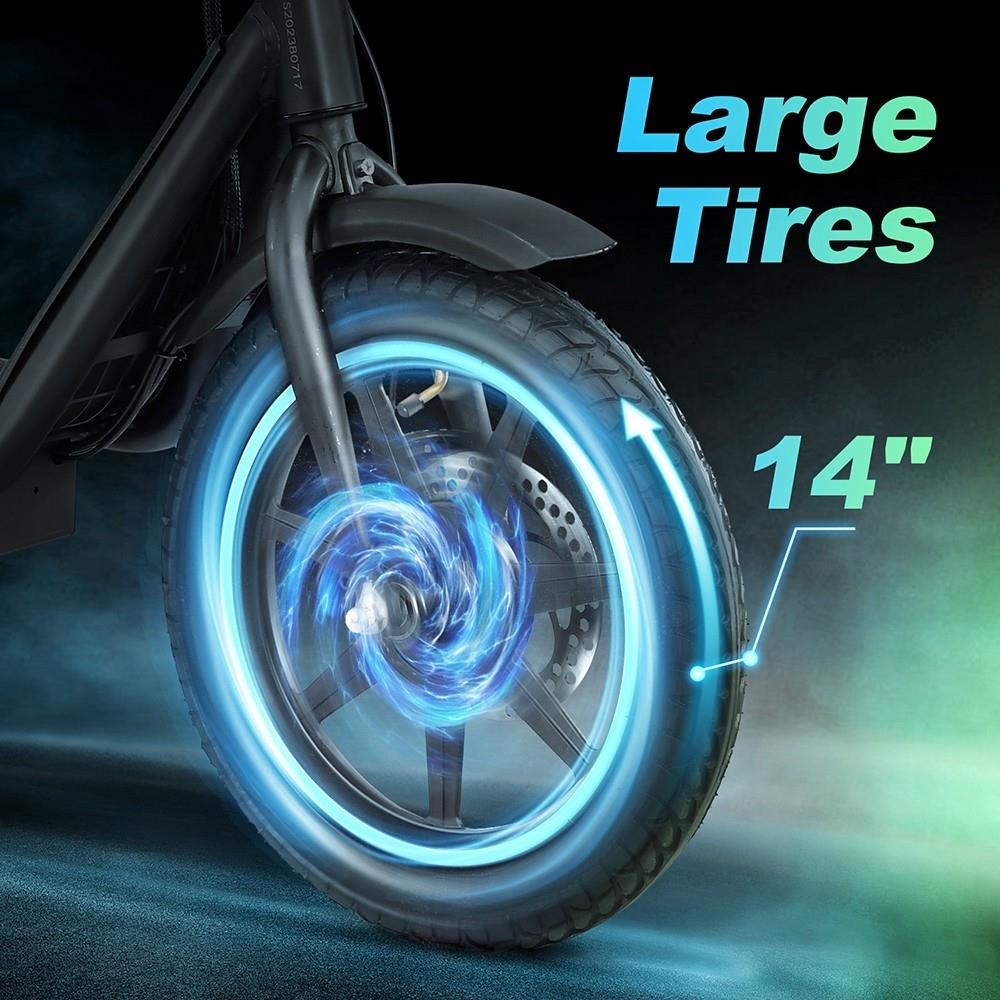 BOGIST AE86-ORIGIN M5 Elite 14" Electric Scooter 500W Motor 48V 13Ah Seat and Cargo Carrier