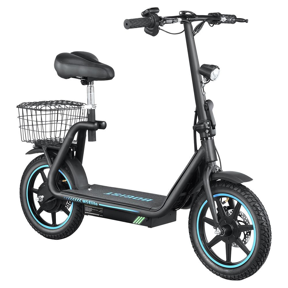 BOGIST AE86-ORIGIN M5 Elite 14" Electric Scooter 500W Motor 48V 13Ah Seat and Cargo Carrier