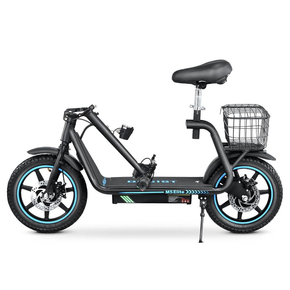 BOGIST AE86-ORIGIN M5 Elite 14" Electric Scooter 500W Motor 48V 13Ah Seat and Cargo Carrier