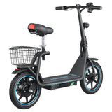BOGIST AE86-ORIGIN M5 Elite 14" Electric Scooter 500W Motor 48V 13Ah Seat and Cargo Carrier