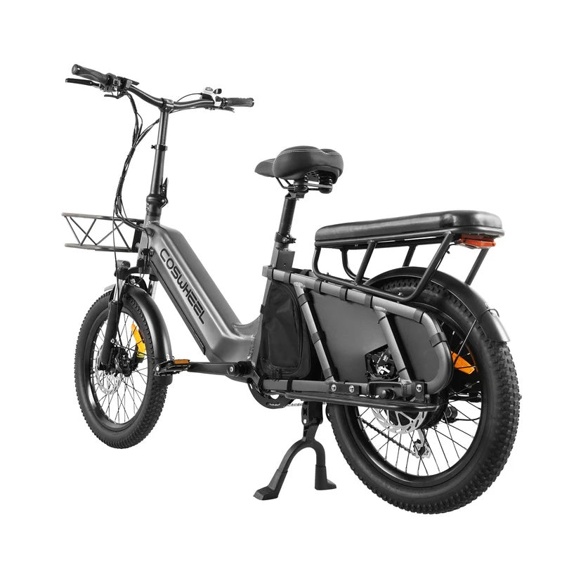 COSWHEEL HQ20 20" Cargo Electric Bike 1300W Peak Motor 48V 19.2Ah Battery