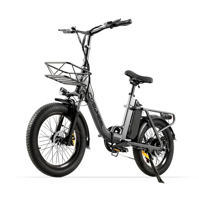 COSWHEEL Y20L 20" Step-Thru Electric Bike Peak 1200W Motor 48V 15Ah Battery