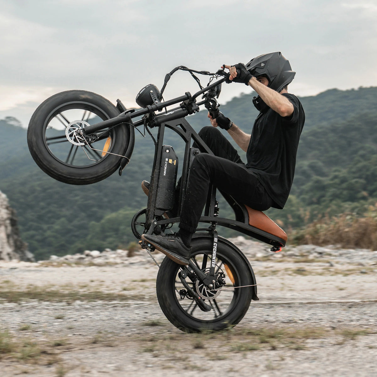 CYCROWN Hunter 20" Off Road Electric Bike 750W Motor 48V 26Ah Dual Batteries