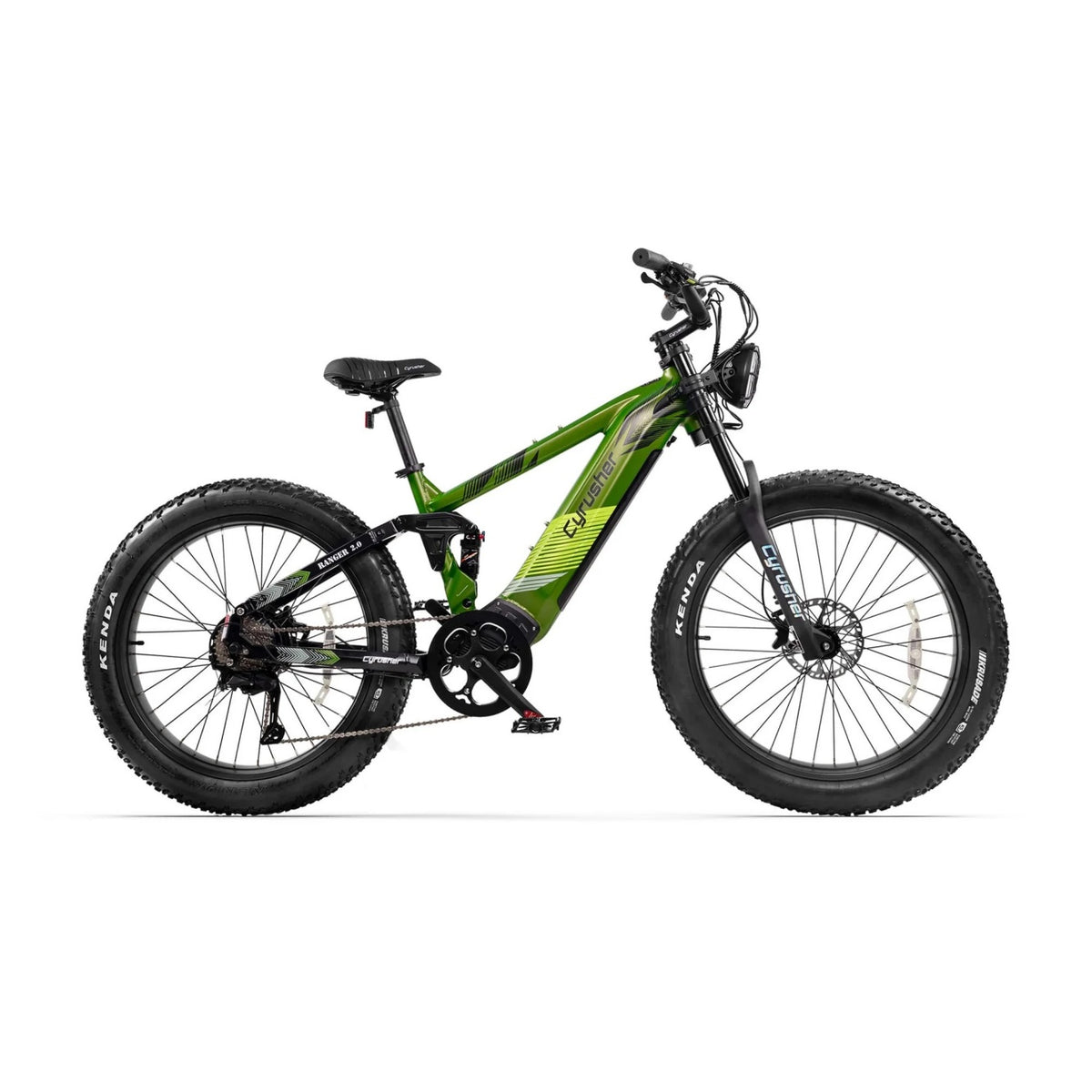 CYRUSHER Ranger 2.0 26" Mountain All Terrain Air shock Electric Bike 750W Motor 52V 20Ah Battery