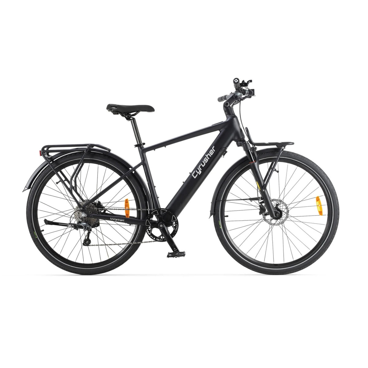 CYRUSHER Voyage 27.5" 700CC Tires Trekking E-Bike 250W Motor 36V 14Ah Battery