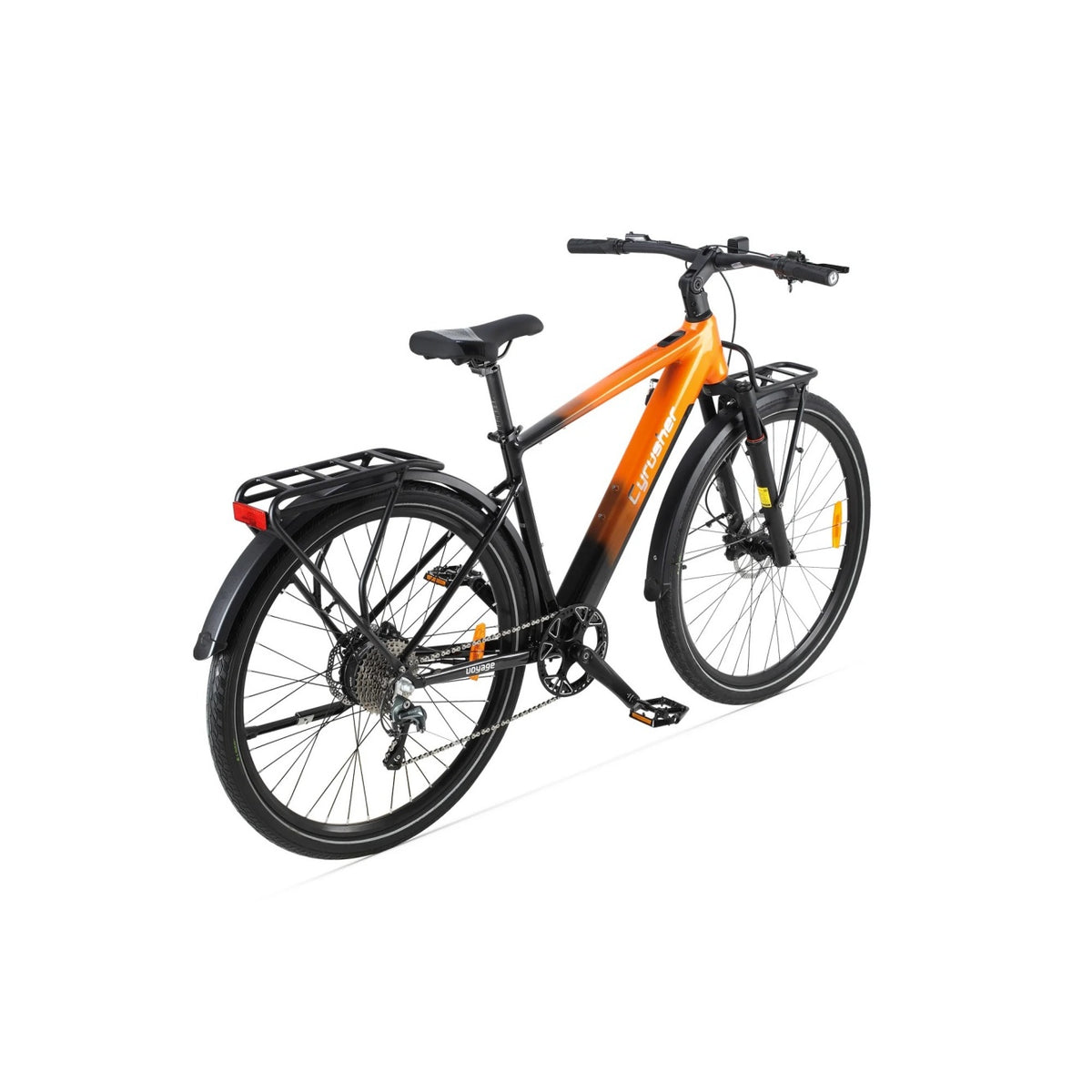 CYRUSHER Voyage 27.5" 700CC Tires Trekking E-Bike 250W Motor 36V 14Ah Battery