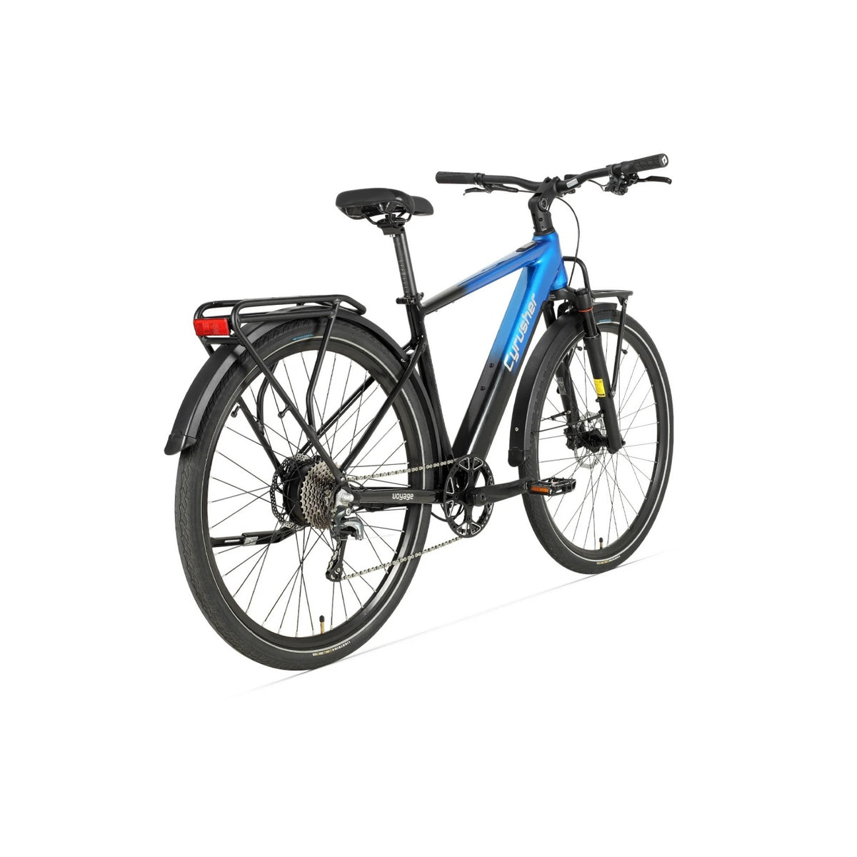 CYRUSHER Voyage 27.5" 700CC Tires Trekking E-Bike 250W Motor 36V 14Ah Battery