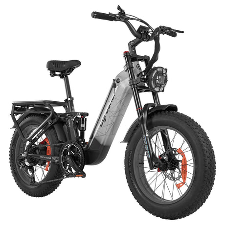 CYRUSHER Kommoda 2.0 20" Step-through Fat Tires Electric Bikes 750W Motor 48V 20Ah Battery
