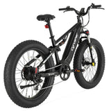 CYRUSHER Rover 26" Fat Tires Electric Bike Full Suspension E-Bike 750W 52V 15.6Ah Battery