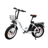 DRVETION CT20 20" Fat Tires Folding Electric Bike 750W Motor 48V 10Ah/15Ah/20Ah Battery（Disc Brake）