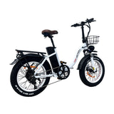 DRVETION CT20 20" Fat Tires Folding Electric Bike 750W Motor 48V 10Ah/15Ah/20Ah Battery（Disc Brake）